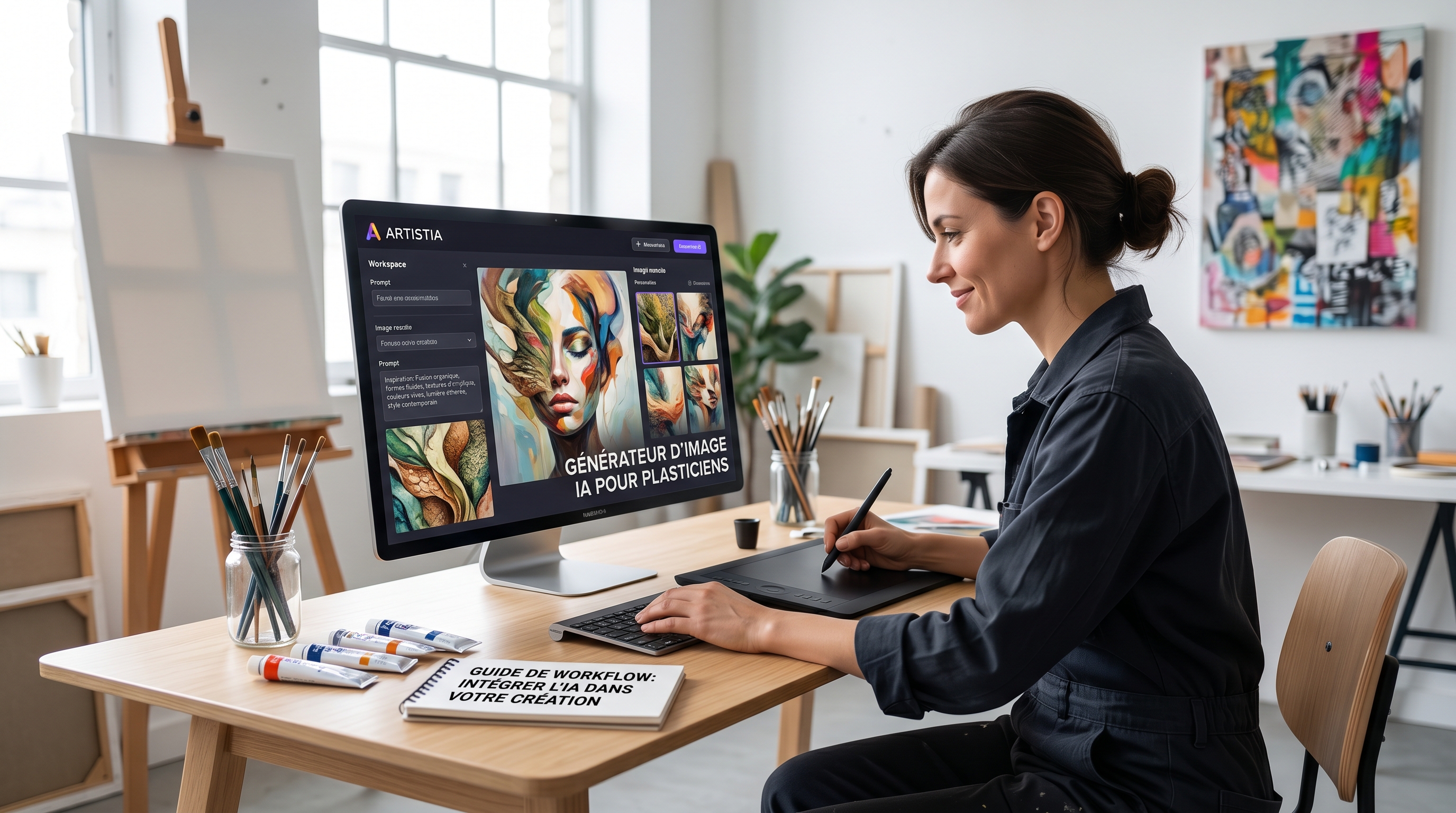 Générateur d’image IA pour plasticiens : Guide de workflow