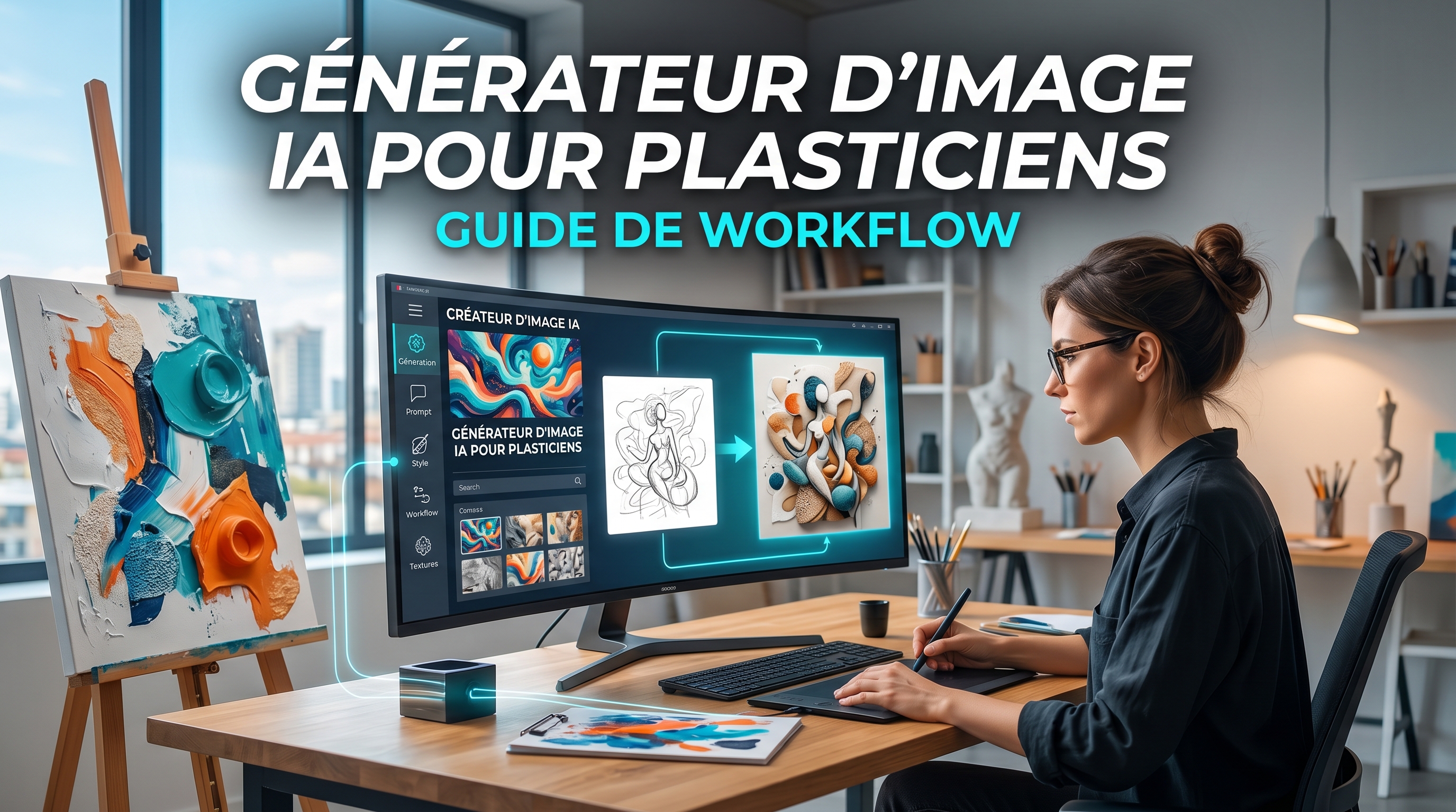 Générateur d’image IA pour plasticiens : Guide de workflow