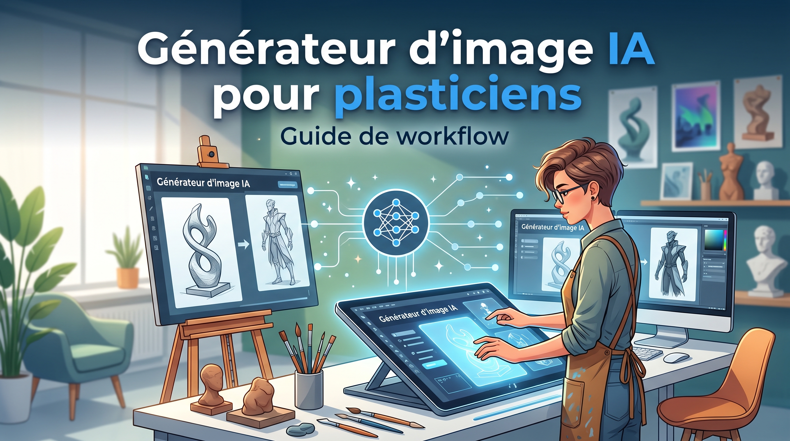 Générateur d’image IA pour plasticiens : Guide de workflow