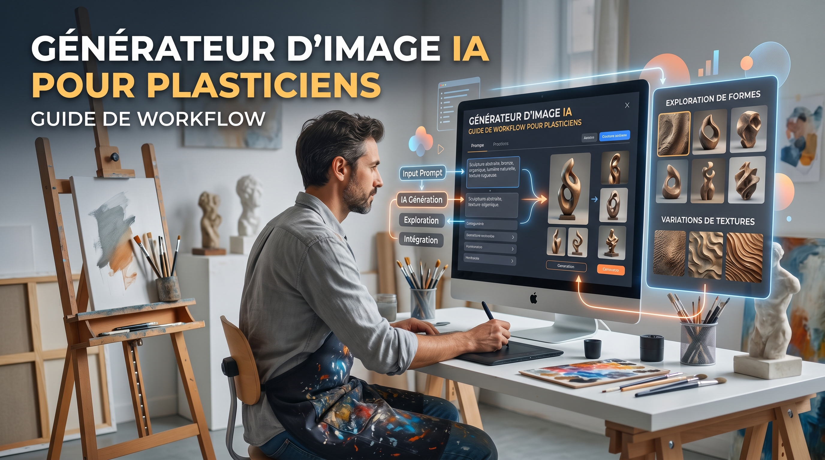 Générateur d’image IA pour plasticiens : Guide de workflow